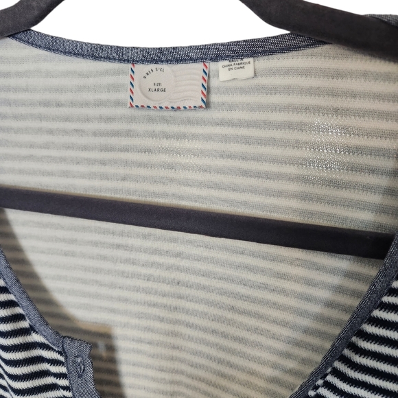 9-H15 Stcl Dresses | New Anthropologie Split Henley Tunic - Picture 3 of 5